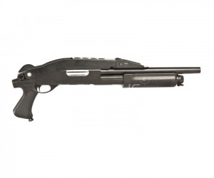 Страйкбольный дробовик Cyma Remington M870 Compact, скл. приклад, металл (CM.352MN)
