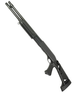 Страйкбольный дробовик Cyma Remington M870 Long, телескоп. приклад, пластик (CM.353L)