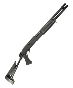 Страйкбольный дробовик Cyma Remington M870 Long, телескоп. приклад, пластик (CM.353L)