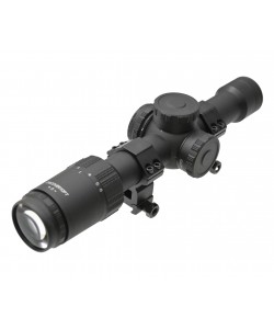 Оптический прицел Discovery ED-AR 1-6x24IR FFP, подсветка, загонный, 30 мм, на Weaver