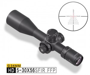 Оптический прицел Discovery HD-Gen2 5-30x56SFIR FFP, Zero Stop, 34 мм, на Weaver