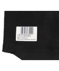 Снуд-шарф флисовый BAL02, резинка, фиксатор (черный)