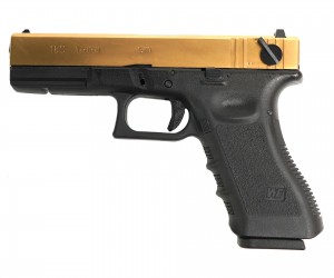 Страйкбольный пистолет WE Glock-18 Gen.3 Titanium Gold (WE-G002A-TG)