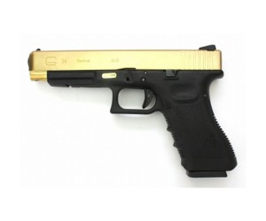 Страйкбольный пистолет WE Glock-34 Gen.3 Titanium Gold (WE-G008A-TG)