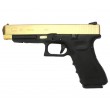 Страйкбольный пистолет WE Glock-34 Gen.3 Titanium Gold (WE-G008A-TG) - фото № 1