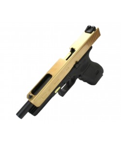Страйкбольный пистолет WE Glock-34 Gen.3 Titanium Gold (WE-G008A-TG)