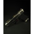 Страйкбольный пистолет WE Glock-34 G-Force Titanium Gold, черная рамка, золот. затвор - фото № 4