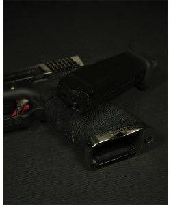 Страйкбольный пистолет WE Glock-34 G-Force Titanium Gold, черная рамка, золот. затвор