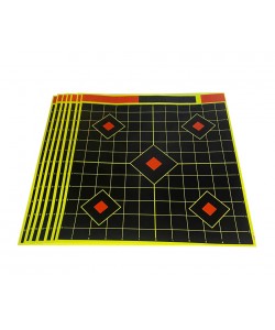 Мишень бумажная Квадрат 8х8 см, проявляющая попадание (2425-S)