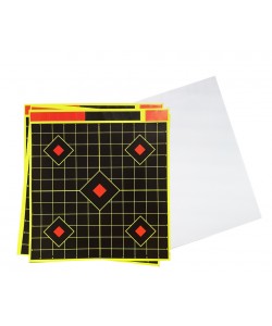 Мишень бумажная Квадрат 8х8 см, проявляющая попадание (2425-S)