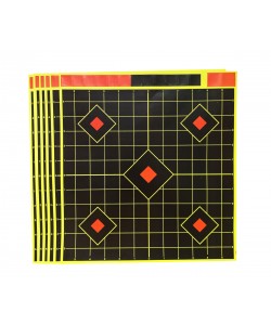 Мишень бумажная Квадрат 8х8 см, проявляющая попадание (2425-S)