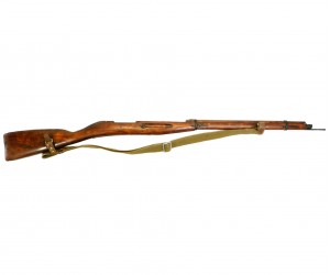 Ложа винтовки Мосина с накладкой, кольцами, ремнем и шомполом, оригинал (дерево)
