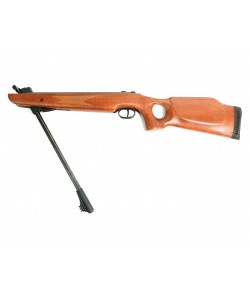 Пневматическая винтовка Borner Attack Wood XS25SF (дерево, мушка и целик, ★3 Дж) 4,5 мм