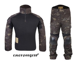 Тактическая боевая униформа EmersonGear G2 (Multicam Black / MCBK)