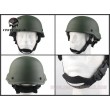 Шлем тактический EmersonGear ACH MICH 2002 Helmet (BK) - фото № 3