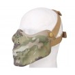 Маска защитная EmersonGear Skull Style Nylon Half Face Mask (Multicam) - фото № 2