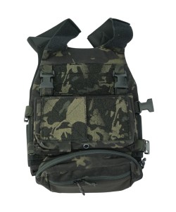 Разгрузочный жилет EmersonGear FCS Style Vest w/MK Chest Rig Set (Multicam Black)