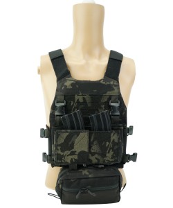 Разгрузочный жилет EmersonGear FCS Style Vest w/MK Chest Rig Set (Multicam Black)