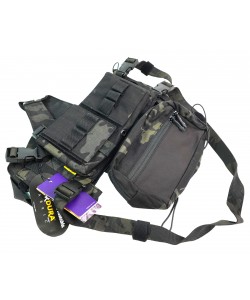 Разгрузочная система EmersonGear Micro Fight Chissis MK3 Chest Rig (Multicam Black)