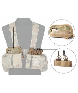 Разгрузочная система EmersonGear UW Gen V Split Front Chest Rig (Multicam Black)