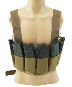 Разгрузка EmersonGear Speed SCAR-H Chest Rig, с карманами (Coyote)