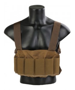 Разгрузка EmersonGear Speed SCAR-H Chest Rig, с карманами (Coyote)