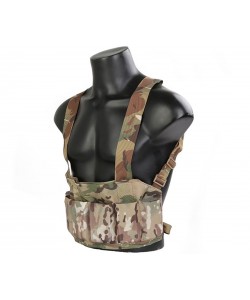 Разгрузка EmersonGear Speed SCAR-H Chest Rig, с карманами (CP/Multicam)