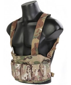 Разгрузка EmersonGear Speed SCAR-H Chest Rig, с карманами (CP/Multicam)