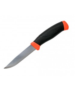 Нож Morakniv Companion SRT, серейтор 2/3, сигнальный оранжевый (11829)