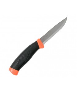 Нож Morakniv Companion SRT, серейтор 2/3, сигнальный оранжевый (11829)