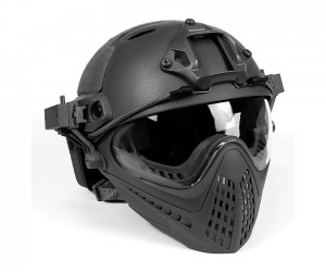 Шлем с очками и маской комплектом AS-HM0122 (Black)