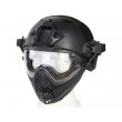 Шлем с очками и маской комплектом AS-HM0122 (Black) - фото № 2