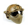 Шлем с очками и маской комплектом AS-HM0122 (Tan) - фото № 1