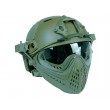 Шлем с очками и маской комплектом AS-HM0122 (Olive) - фото № 1
