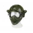 Шлем с очками и маской комплектом AS-HM0122 (Olive) - фото № 2