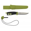 Нож Morakniv Companion Spark, с огнивом, зеленый (13570) - фото № 1