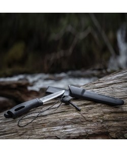 Нож Morakniv Companion Spark, с огнивом, черный (13567)