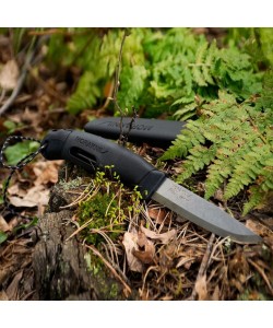 Нож Morakniv Companion Spark, с огнивом, черный (13567)