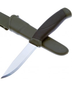 Нож Morakniv Companion, углеродистая сталь, олива (11863)