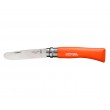 Нож складной Opinel MyFirstOpinel №07, 8 см, нерж. сталь, рукоять граб, цвет мандарин - фото № 2