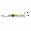 Нож складной Opinel Specialists Outdoor №08, 8,5 см, рукоять пластик, свисток, белый/желтый - фото № 2
