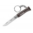 Нож-брелок Opinel Tradition Keyring №04, 5 см, нерж. сталь, граб, черный  - фото № 1