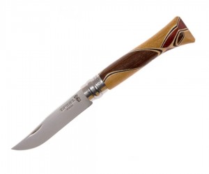 Нож складной Opinel Tradition Luxury №06 Chaperon, 7 см, нерж. сталь, африканское дерево