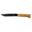 Нож складной Opinel Tradition Luxury №08, клинок 8,5 см, нерж. сталь, черное PVD покрытие, рукоять дуб - фото № 3