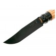 Нож складной Opinel Tradition Luxury №08, клинок 8,5 см, нерж. сталь, черное PVD покрытие, рукоять дуб - фото № 4