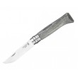 Нож складной Opinel Tradition №08, клинок 8,5 см, рукоять ламин. береза, серый - фото № 1