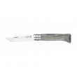 Нож складной Opinel Tradition №08, клинок 8,5 см, рукоять ламин. береза, серый - фото № 2