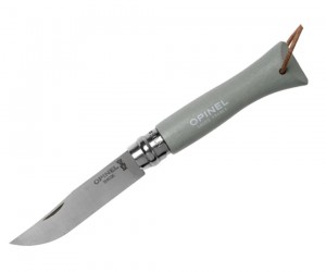 Нож складной Opinel Tradition Trekking №06, 7 см, нерж. сталь, рукоять граб, серый (облако)