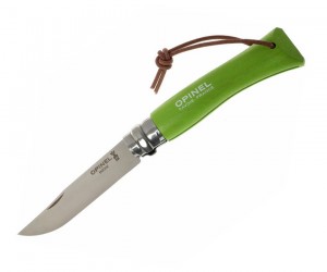 Нож складной Opinel Tradition Trekking №07, 8 см, нерж. сталь, рукоять граб, цвет анис