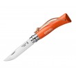 Нож складной Opinel Tradition Trekking №07, 8 см, нерж. сталь, рукоять граб, оранжевый - фото № 1